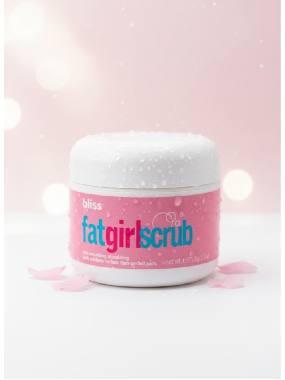 Bliss Fat Girl Scrub Body Exfoliator 2.7 oz Travel Size